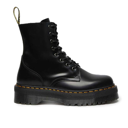 Dr. Martens Women's Jadon Smooth Leather Platform Boots Black - Special Price