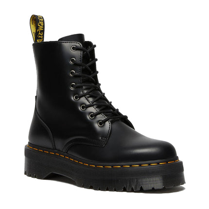 Dr. Martens Women's Jadon Smooth Leather Platform Boots Black - Special Price