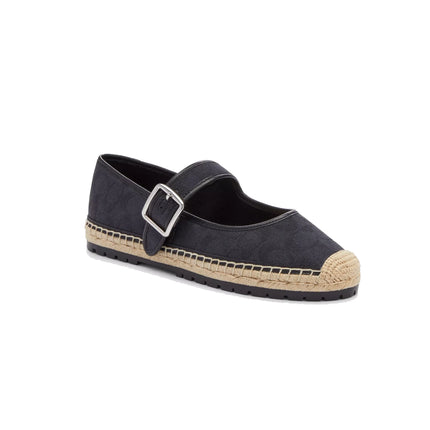 Coach Women's Courtney Espadrille In Signature Canvas Black