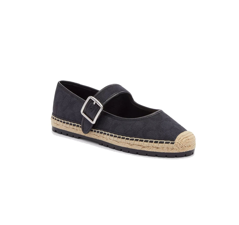 Coach Women's Courtney Espadrille In Signature Canvas Black