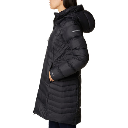 Columbia Women's Autumn Park Down Hooded Mid Jacket Black - Special Price