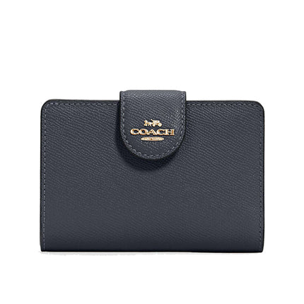 Coach Women's Medium Corner Zip Wallet Gold/Midnight