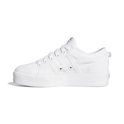 Adidas Women's Nizza Platform Shoes Cloud White/Cloud White/Cloud White FV5322