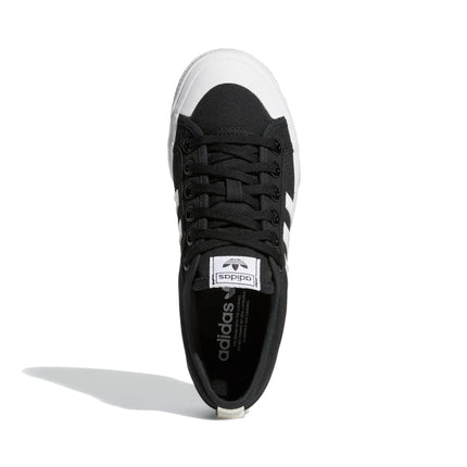 Adidas Women's Nizza Platform Shoes Core Black/Cloud White/Cloud White FV5321 - Ready to Ship