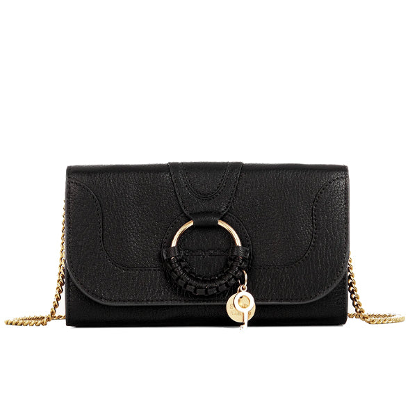 See By Chloé Women's Hana Chain Wallet Black