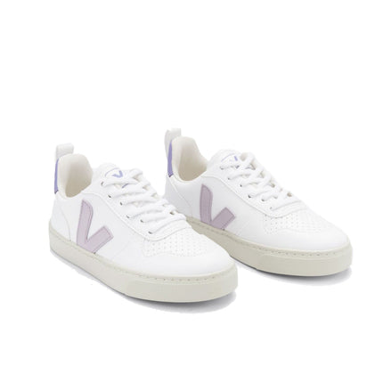 Veja Grade School V-10 Laces CWL White Parme Lavande