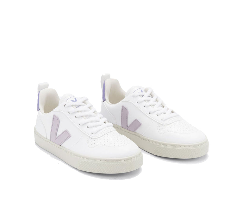 Veja Grade School V-10 Laces CWL White Parme Lavande