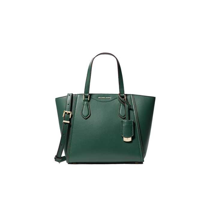Michael Kors Women's Taryn Small Leather Convertible Crossbody Bag Bosco