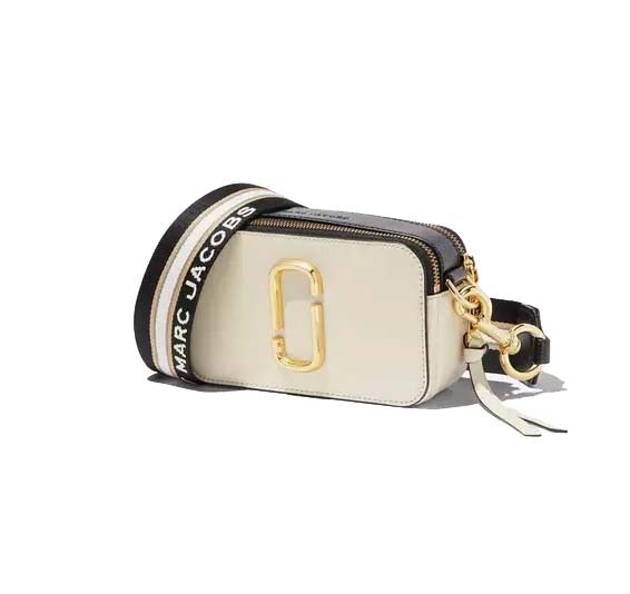 Marc Jacobs Women's The Snapshot Crossbody Bag New Cloud White Multi - Ready to Ship