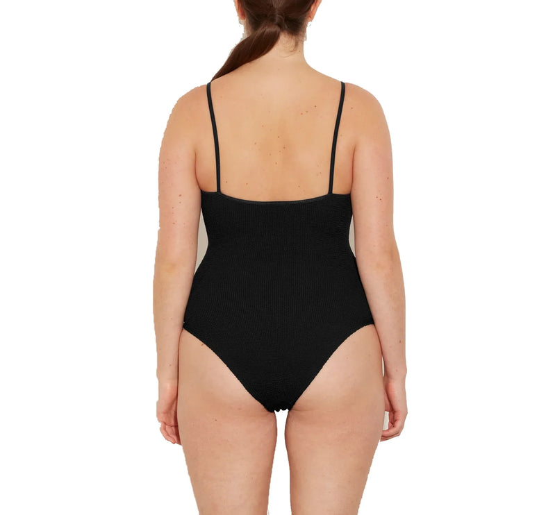 HUNZA G Women's Pamela Swim Black