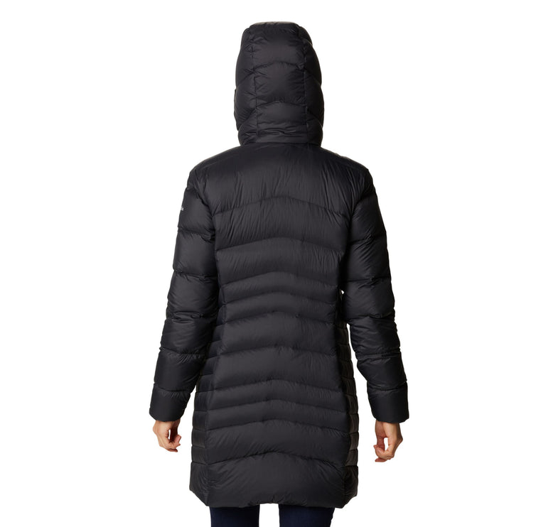 Columbia Women's Autumn Park Down Hooded Mid Jacket Black - Special Price