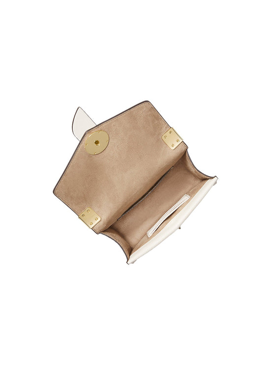 Michael Kors Women's Greenwich Small Color-Block Logo and Saffiano Leather Crossbody Bag Ballet Multi/Gold