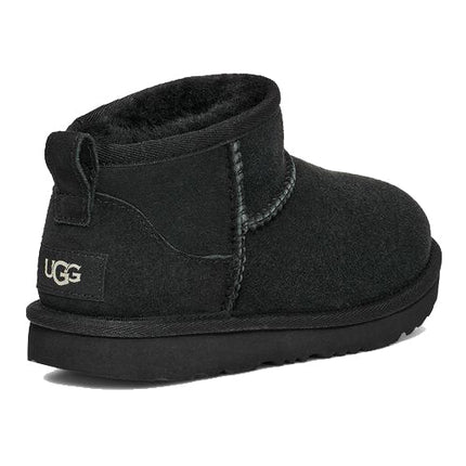 UGG Big Kid's Classic Ultra Mini Black