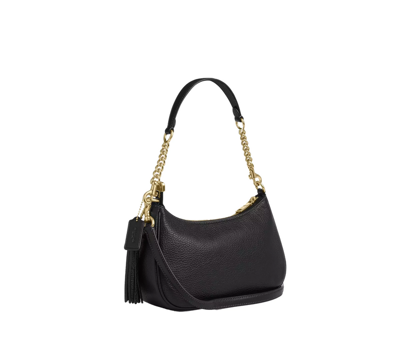 Coach Women's Teri Shoulder Bag With Rivets Gold/Black