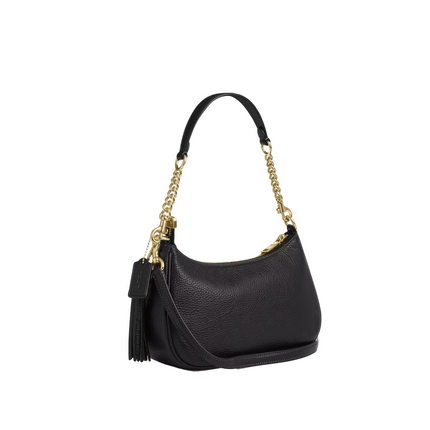 Coach Women's Teri Shoulder Bag With Rivets Gold/Black