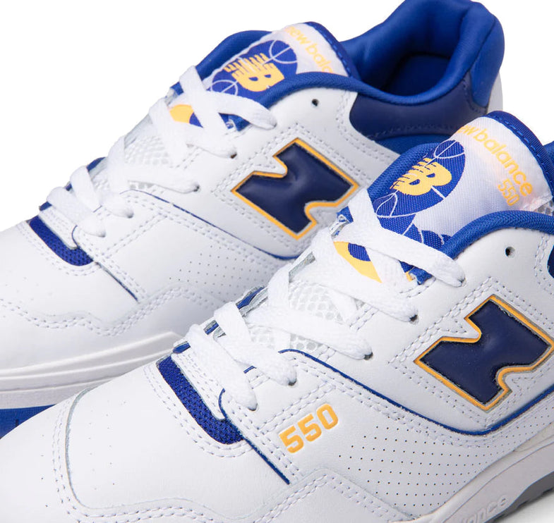 New Balance 550 White/Blue/Gold BB550WTN - Special Price