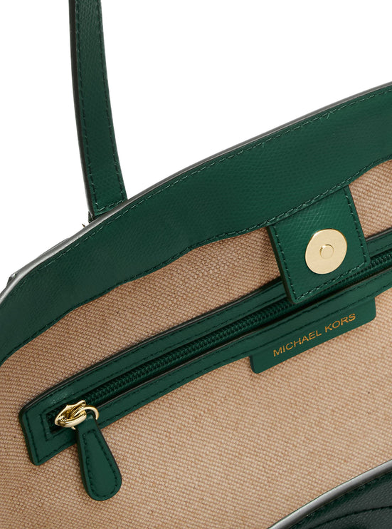 Michael Kors Women's Taryn Large Leather Tote Bag Bosco