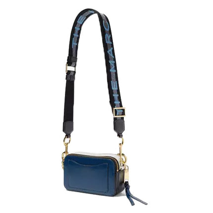 Marc Jacobs Women's The Snapshot Crossbody Bag Sea Blue Multi