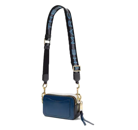 Marc Jacobs Women's The Snapshot Crossbody Bag Sea Blue Multi