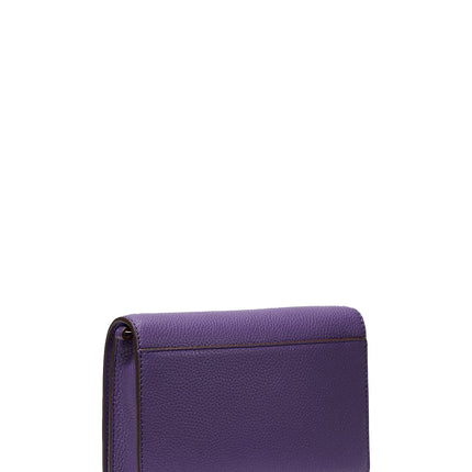 Michael Kors Women's Jet Set Medium Pebbled Leather Crossbody Bag Iris