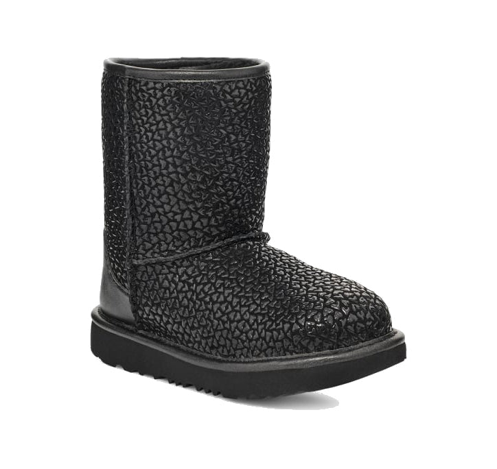 UGG Toddlers Classic II Gel Hearts Black