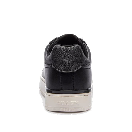 Coach Women's Clip Low Top Sneaker Black Charcoal