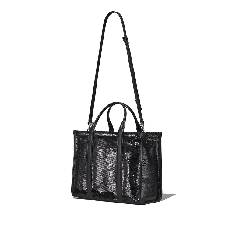 Marc Jacobs Women's The Sequin Medium Tote Bag Black