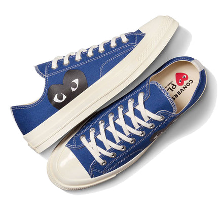 Converse x Comme des Garçons PLAY Chuck 70 Low Top Blue/Black/Egret