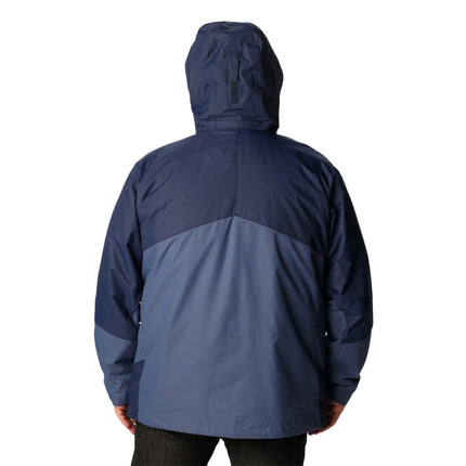 Columbia Men's Big Bugaboo II Fleece Interchange Jacket Dark Mountain/Collegiate Navy