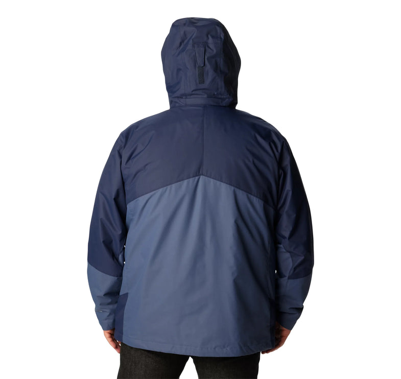 Columbia Men's Big Bugaboo II Fleece Interchange Jacket Dark Mountain/Collegiate Navy