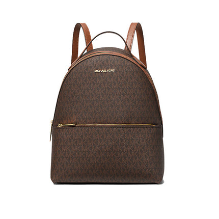 Michael Kors Women's Sheila Medium Logo Backpack Brown