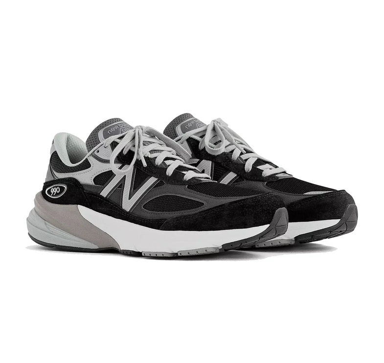 New Balance Women's Made in USA 990v6 Black with White W990BK6 - Special Price