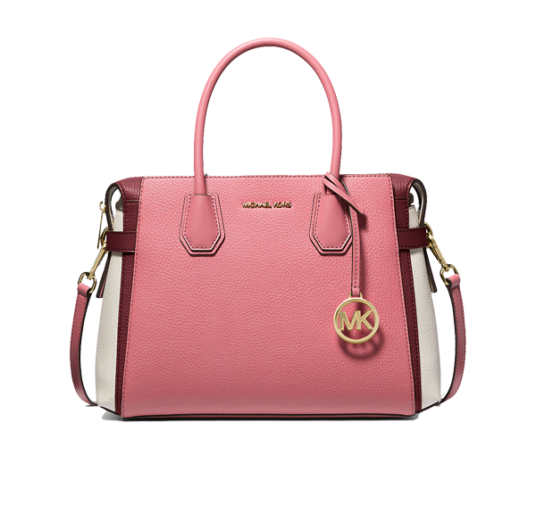 Michael Kors Women's Mercer Medium Color-Block Belted Satchel Ltbry Sb Mlt