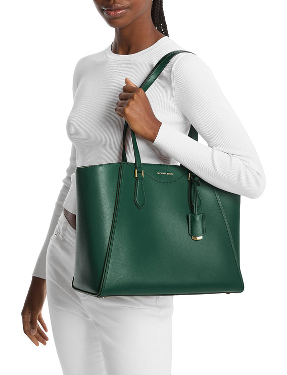 Michael Kors Women's Taryn Large Leather Tote Bag Bosco
