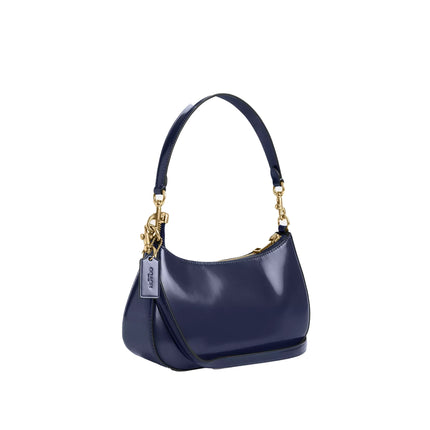 Coach Women's Teri Shoulder Bag Gold/True Navy