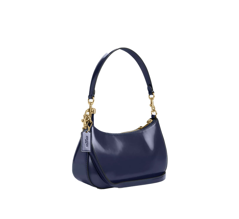 Coach Women's Teri Shoulder Bag Gold/True Navy