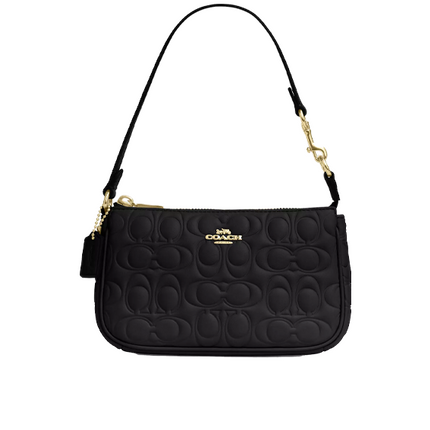 Coach Women's Nolita 19 In Signature Leather Gold/Black