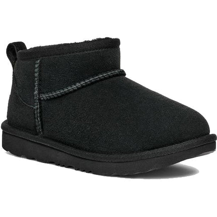 UGG Big Kid's Classic Ultra Mini Black