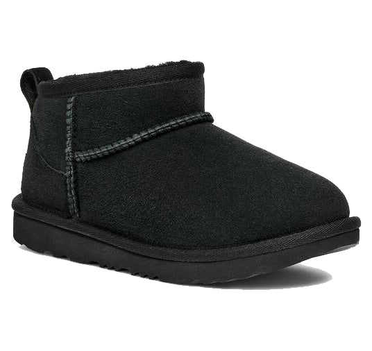 UGG Big Kid's Classic Ultra Mini Black