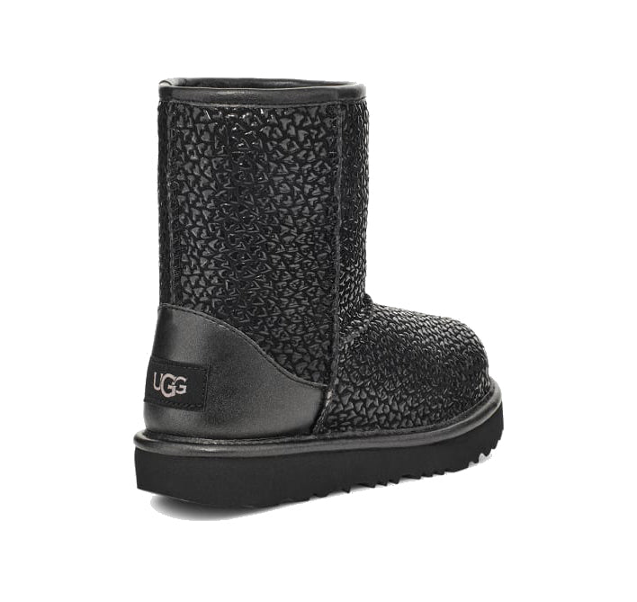 UGG Toddlers Classic II Gel Hearts Black