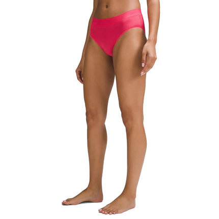 lululemon Women's UnderEase High-Rise Bikini Underwear 3 Pack Oasis Blue/Vitapink/Glaze Pink