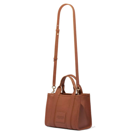 Marc Jacobs Women's The Leather Small Tote Bag Argan Oil - Ready to Ship