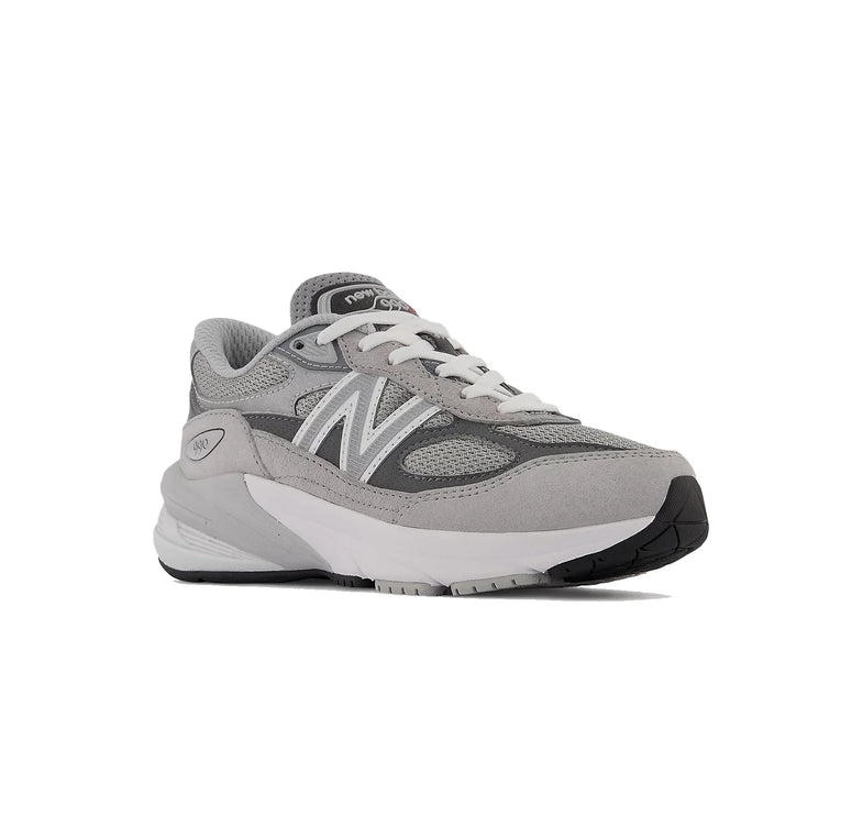 New Balance Little Kid's 990v6 Grey with Silver PC990GL6 - Special Price