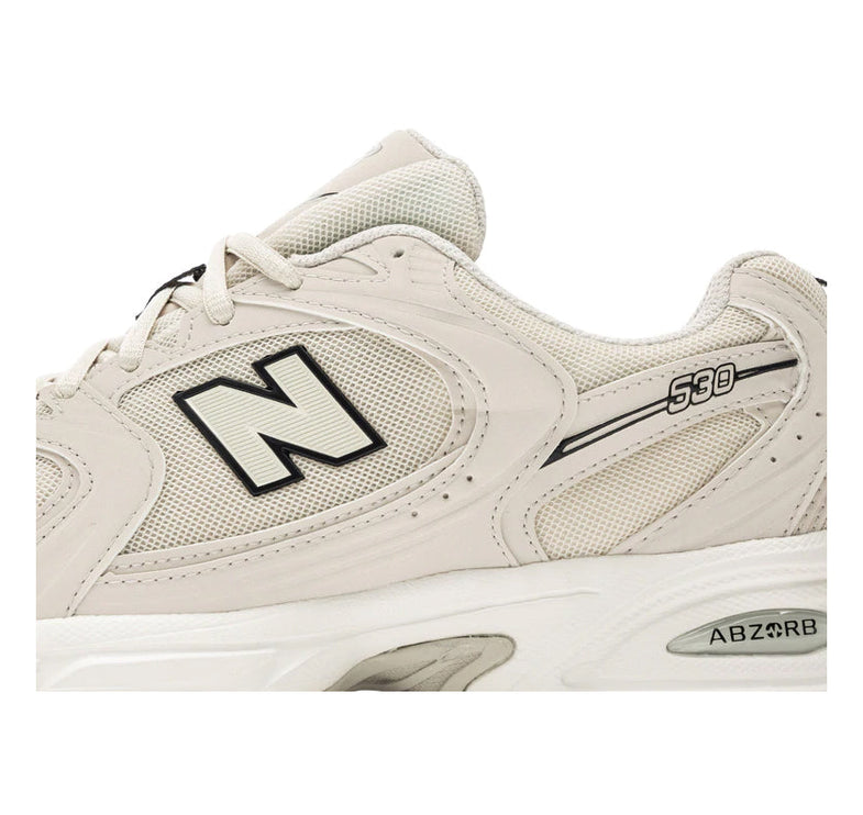 New Balance 530 Moonbeam With Sea Salt Black MR530SH