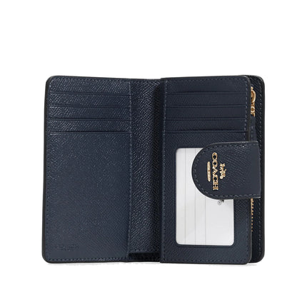 Coach Women's Medium Corner Zip Wallet Gold/Midnight