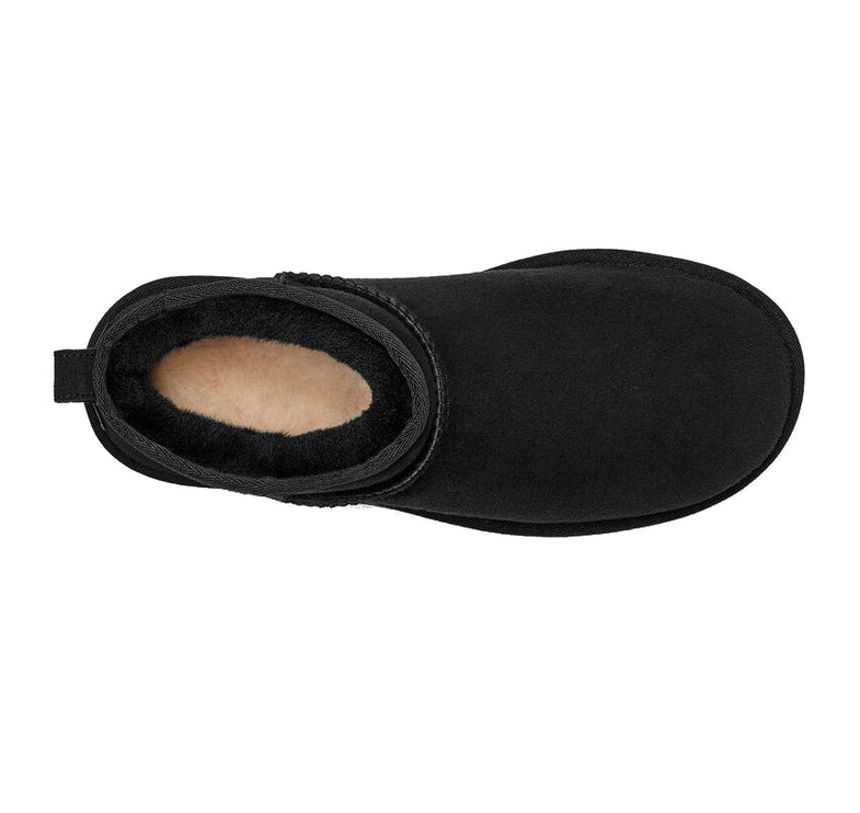 UGG Women's Classic Ultra Mini Black - Ready to Ship