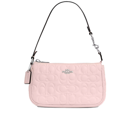 Coach Women's Nolita 19 In Signature Leather Silver/Blush