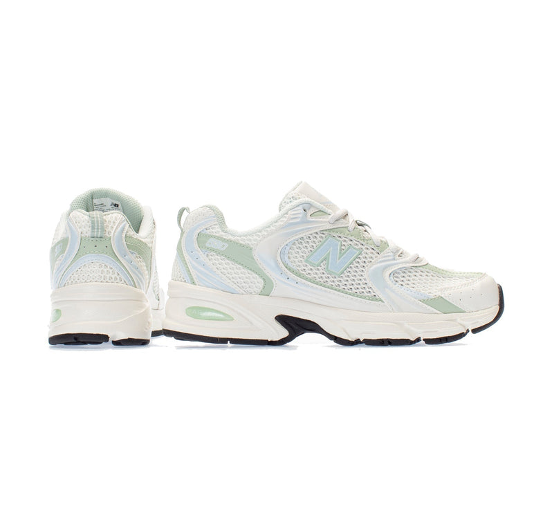 New Balance 530 Sea Salt with Ice Blue and Silver Moss MR530ZO - Special Price