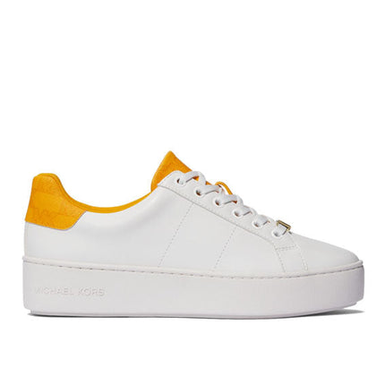 Michael Kors Women's Poppy Logo Trim Sneaker Jasmine Yellow