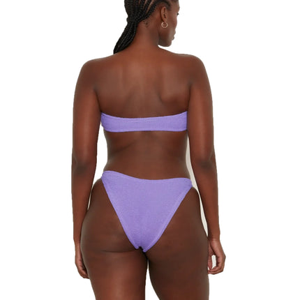 HUNZA G Women's Jean Bikini Lilac